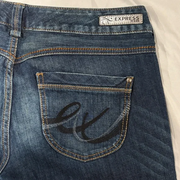 Express Dark Blue “Stella” Jeans - Picture 6 of 7